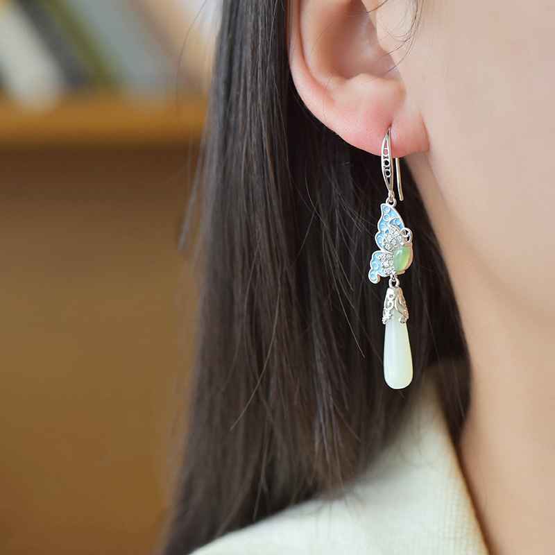 Jade Dangle Earrings