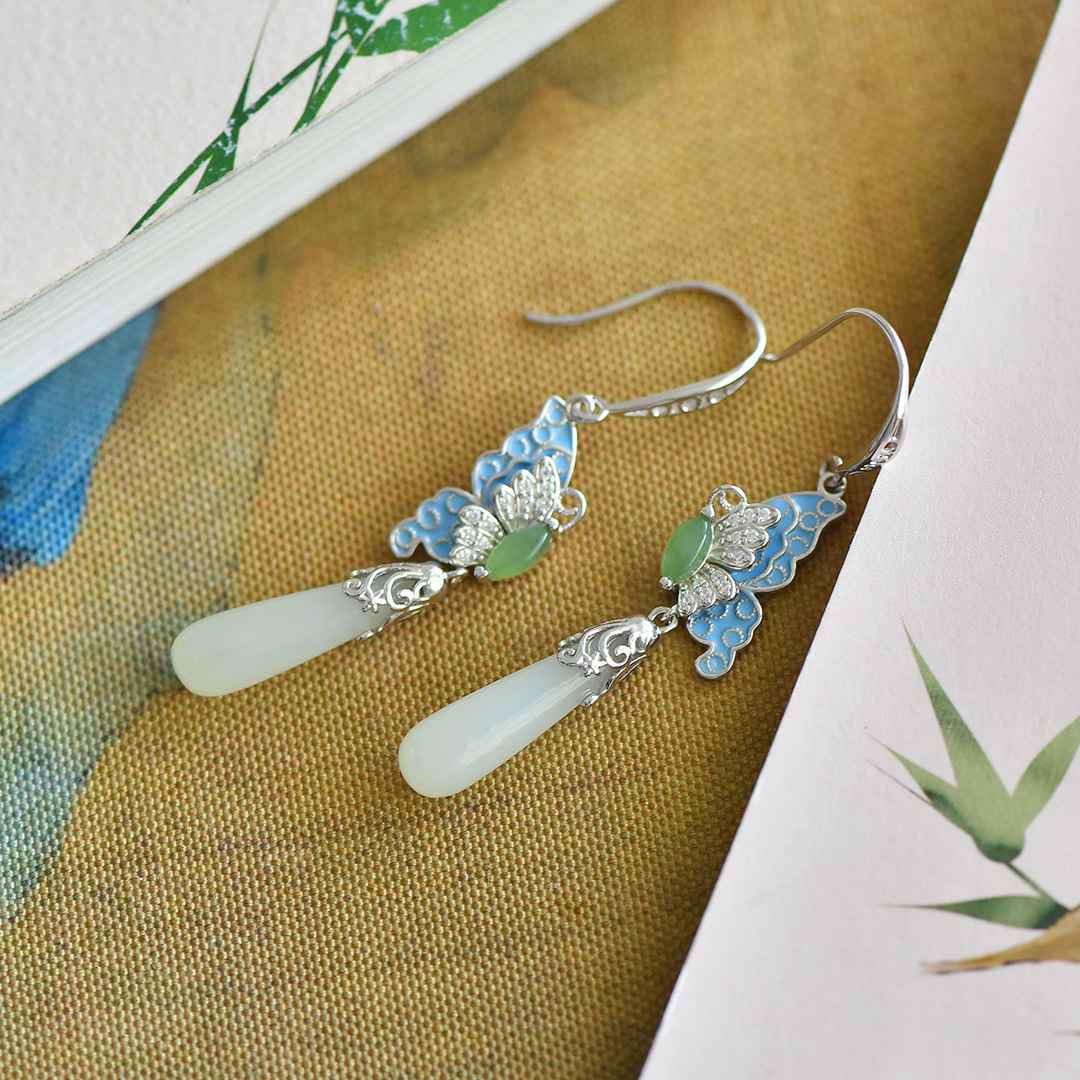 Jade Dangle Earrings