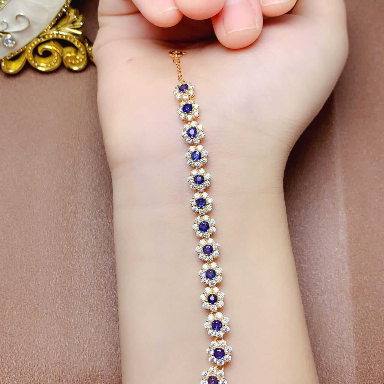 Sapphire Bracelet Gold