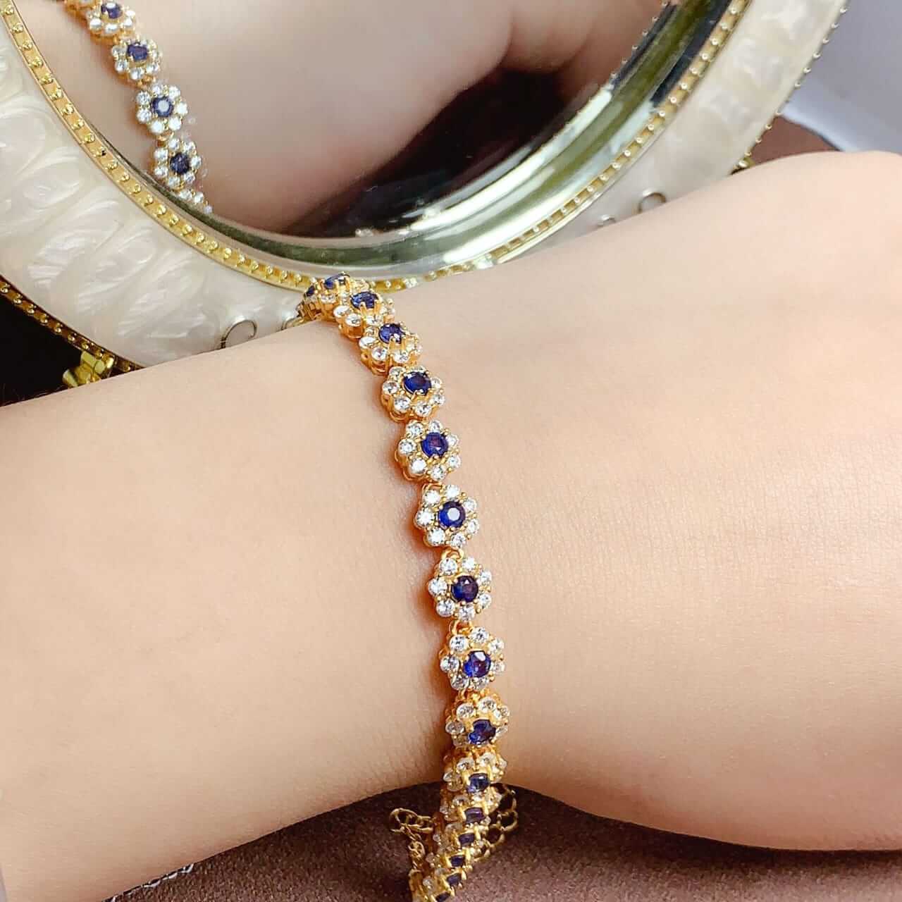 Sapphire Bracelet Gold