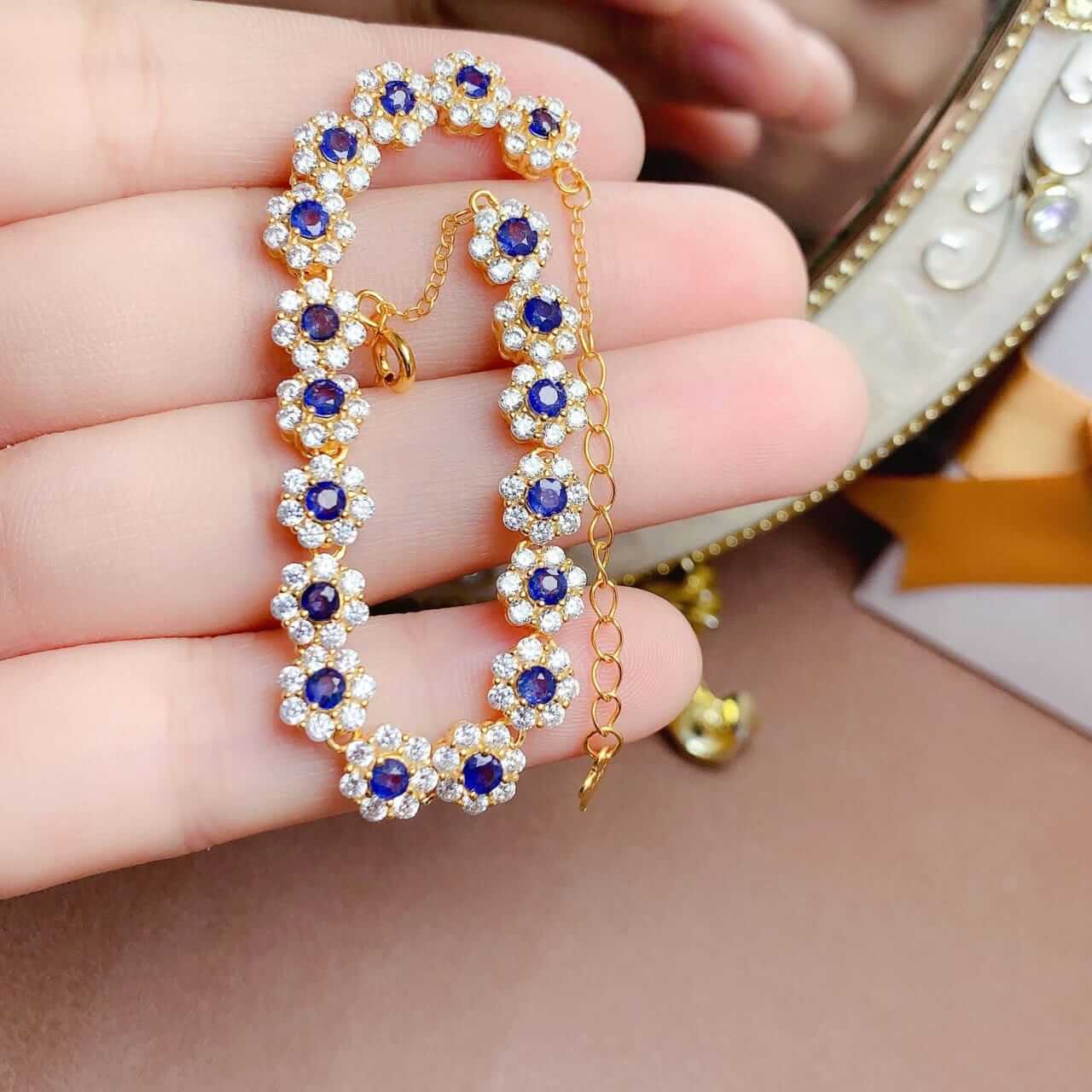 Sapphire Bracelet Gold