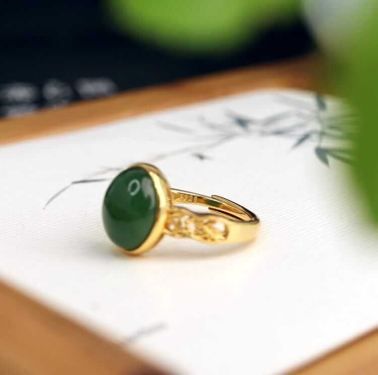 Jade Ring Gold