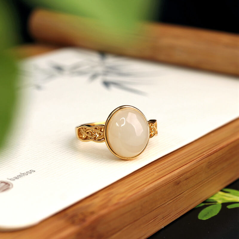 Jade Ring Gold