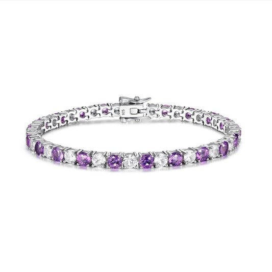 Amethyst Tennis Bracelet