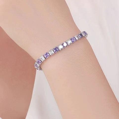 Amethyst Tennis Bracelet