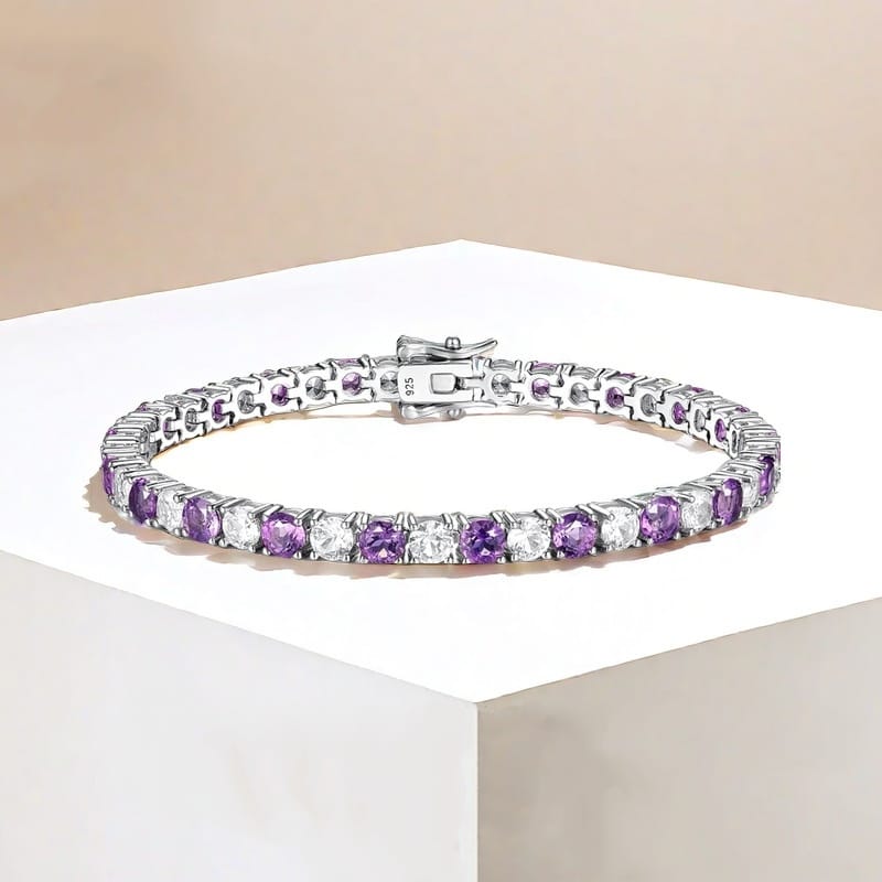 Amethyst Tennis Bracelet