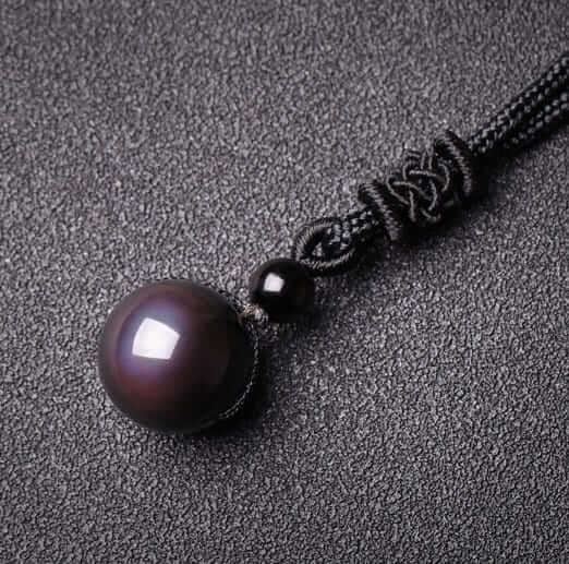 Obsidian Stone Necklace