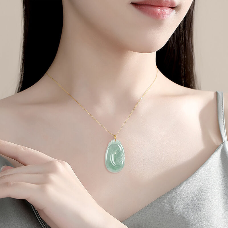 Feng Shui Jade Necklace - Jade Pendant Necklace