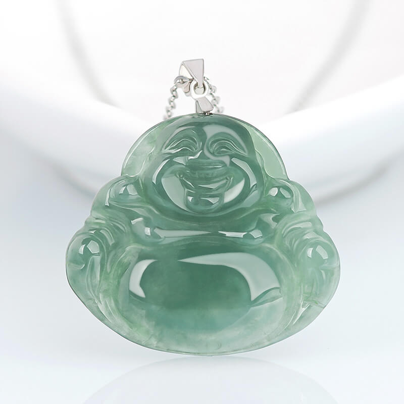 Feng Shui Necklace for Wealth - Jade Buddha Necklace