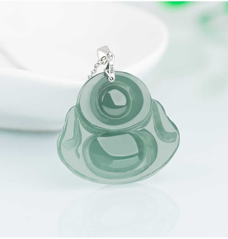 Feng Shui Necklace for Wealth - Jade Buddha Necklace