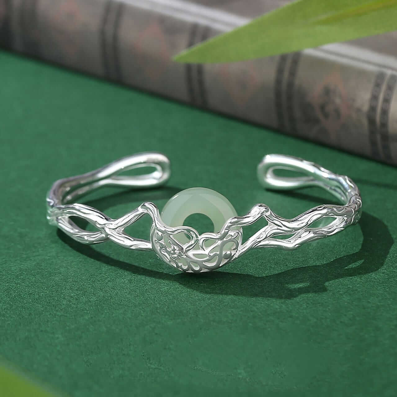 Dragon Feng Shui Bracelet - Jade Bangle Bracelet