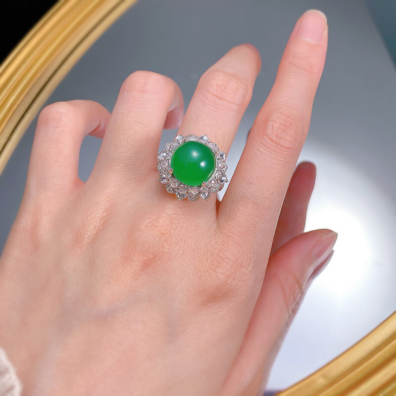 jade engagement ring