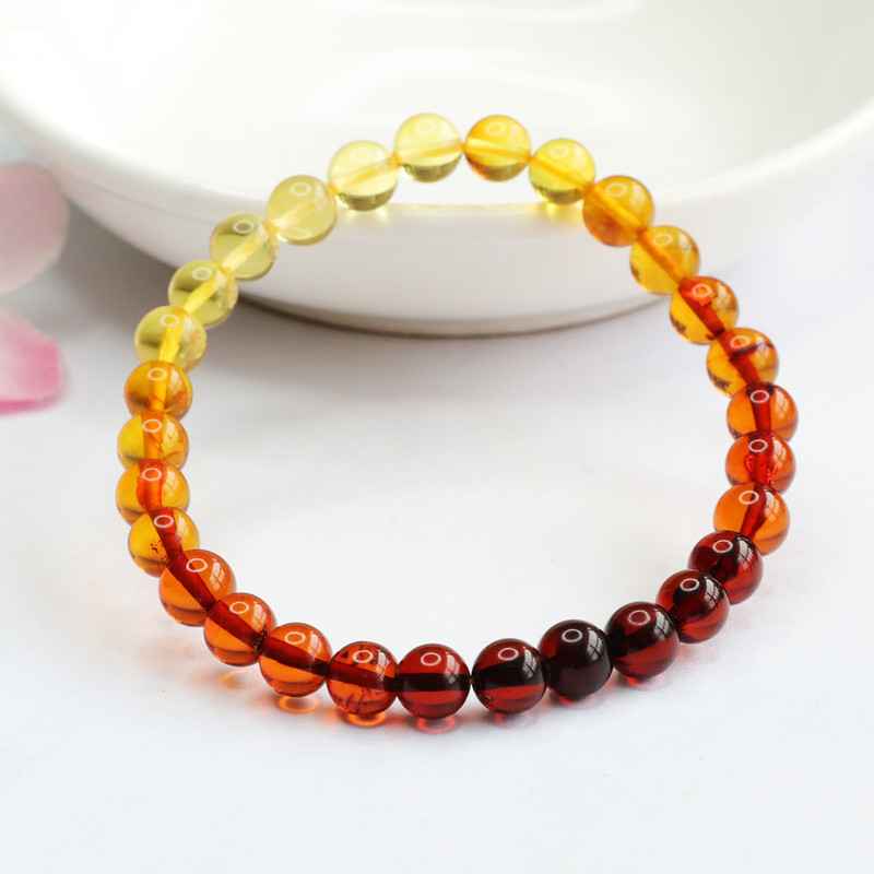 Amber Bead Bracelet