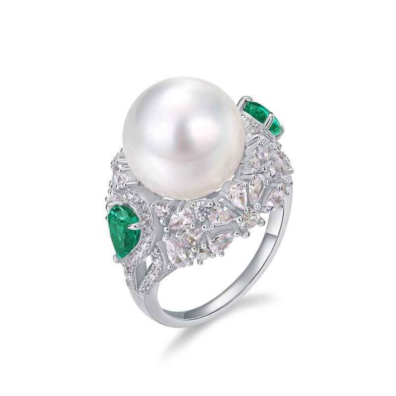 Pearl Wedding Rings - June Birthstone Ring