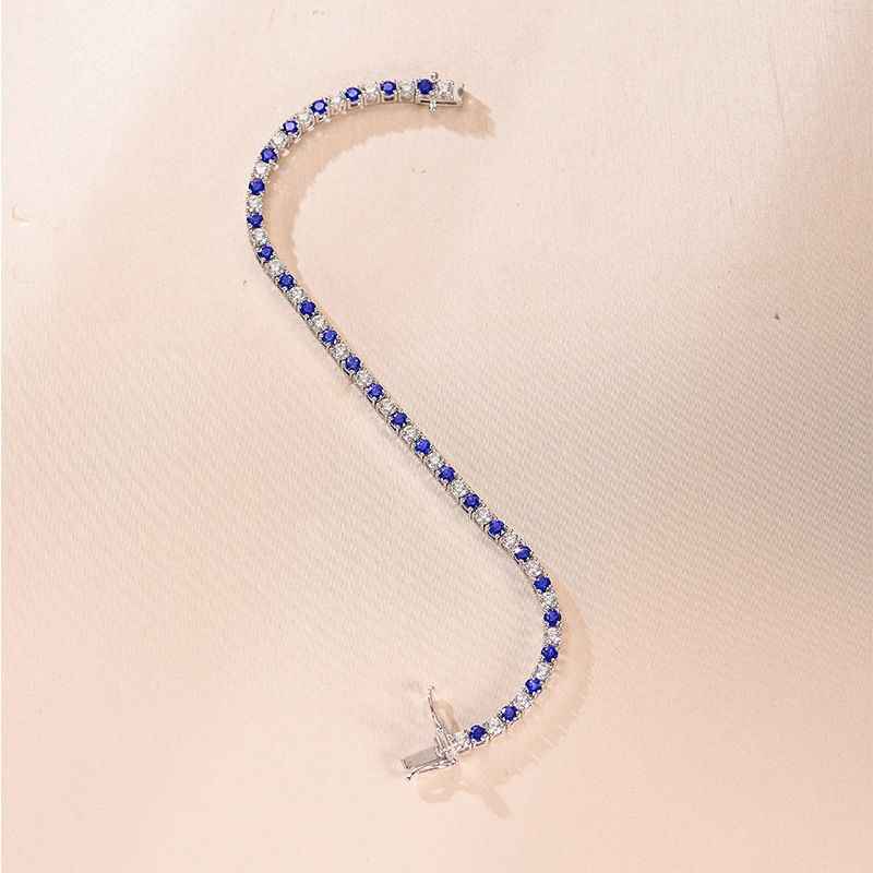 sapphire tennis bracelet