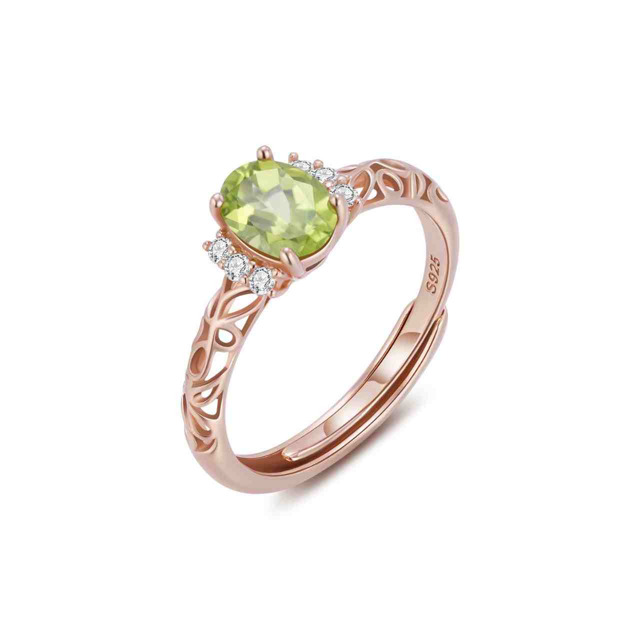 Peridot Wedding Rings