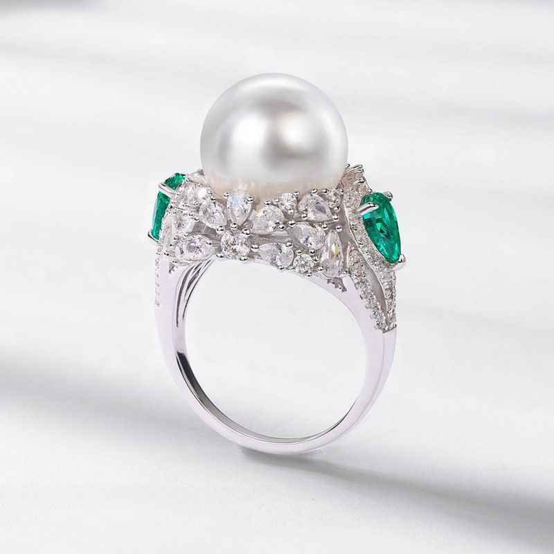 Pearl Wedding Rings - June Birthstone Ring