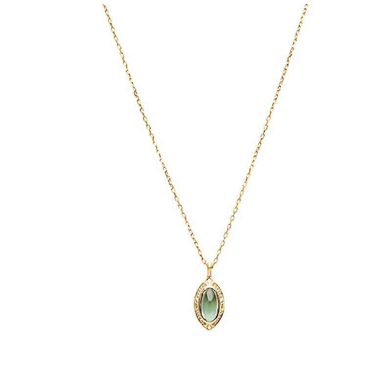 Peridot Pendant Necklace - August Birthstone Necklace