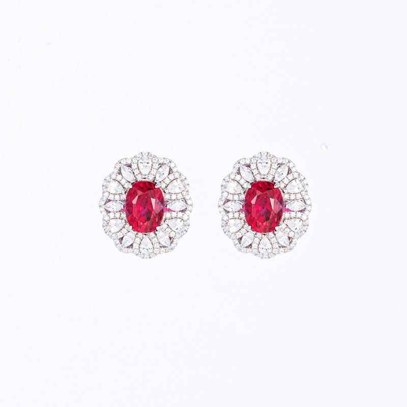 Ruby Stud Earrings - July Birthstone Jewelry