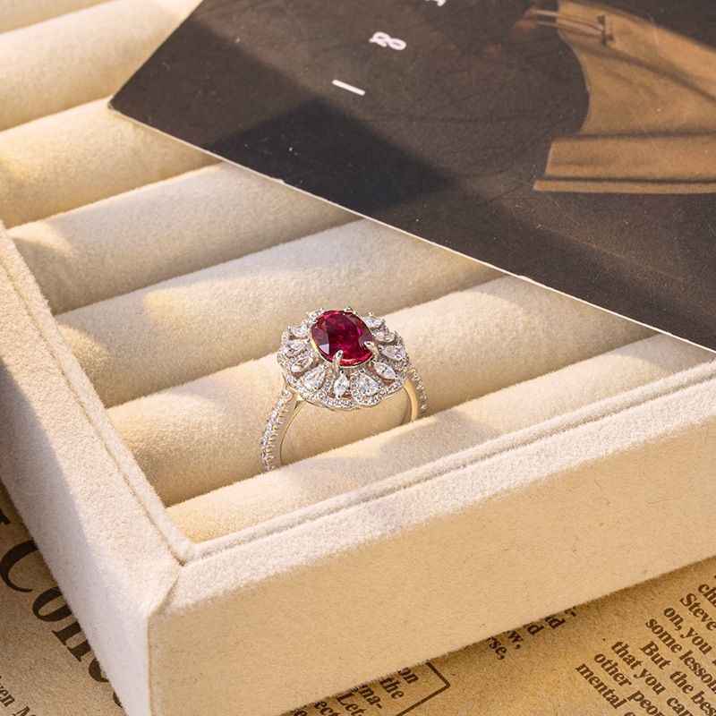 Ruby Wedding Ring - July Birthstone Ring