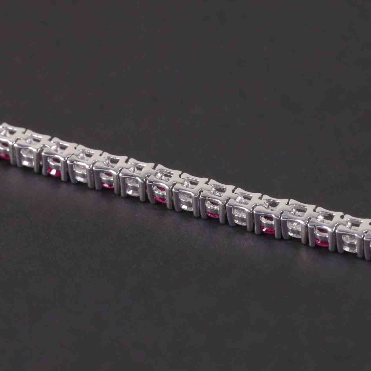 Ruby Tennis Bracelet - July Birthstone Jewelry