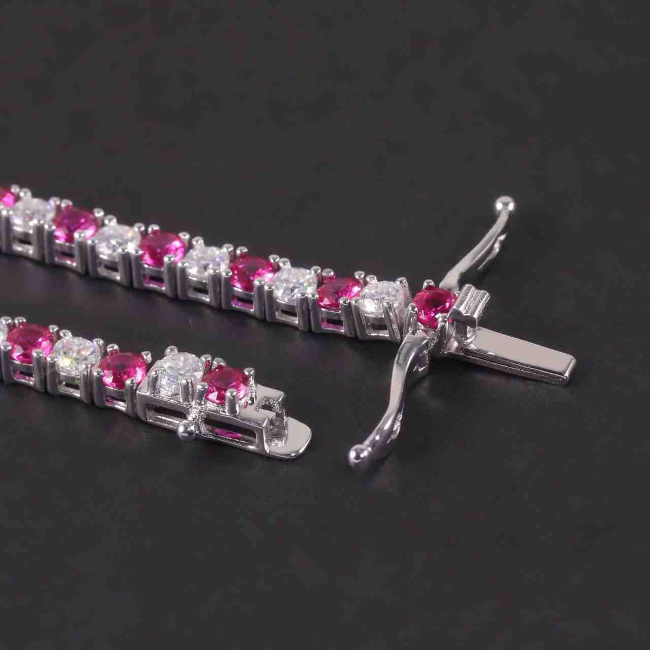 Ruby Tennis Bracelet - July Birthstone Jewelry