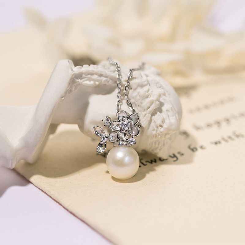 Pearl Necklace Women - June Birthstone Necklace