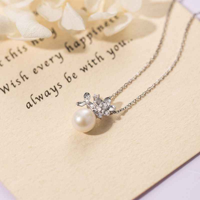 Pearl Necklace Women - June Birthstone Necklace