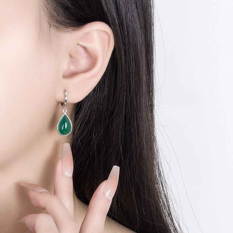 Jade Teardrop Earrings