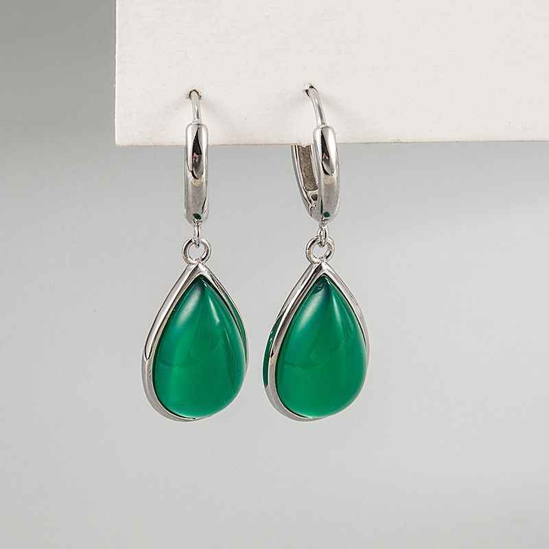 Jade Teardrop Earrings