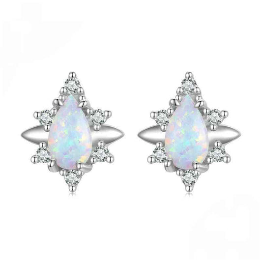 Opal Stud Earrings - Protection Earrings