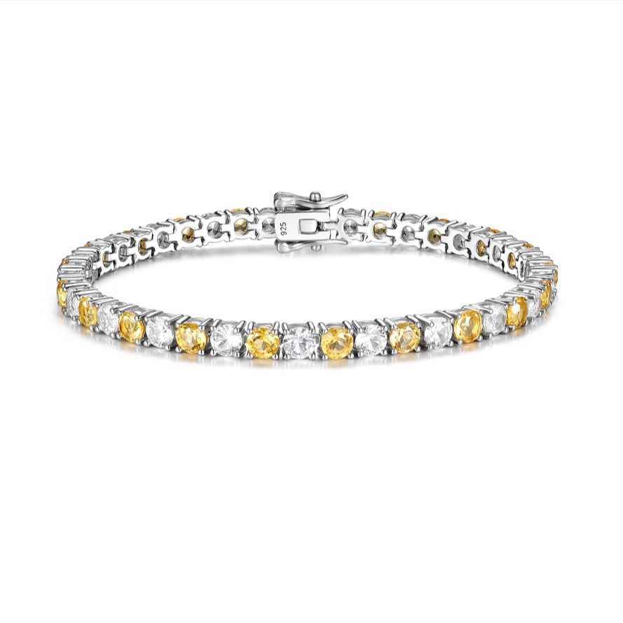 Citrine Tennis Bracelet