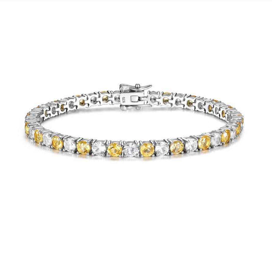 Citrine Tennis Bracelet