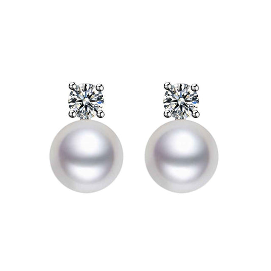 Pearl Stud Earrings - June Birthstone Jewelry