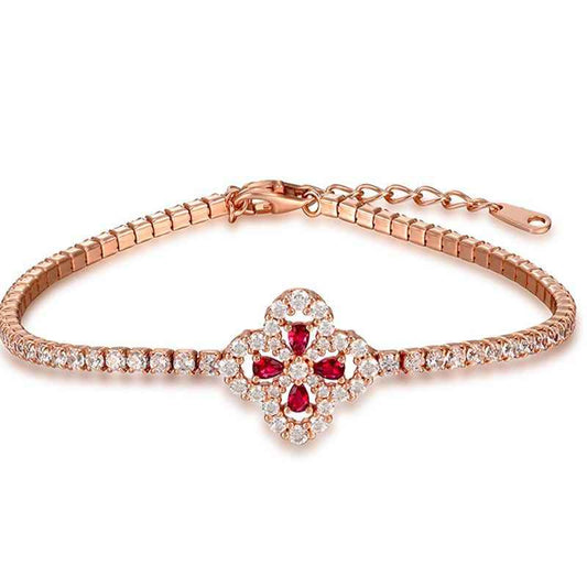 Ruby Bracelets - Clover Bracelet