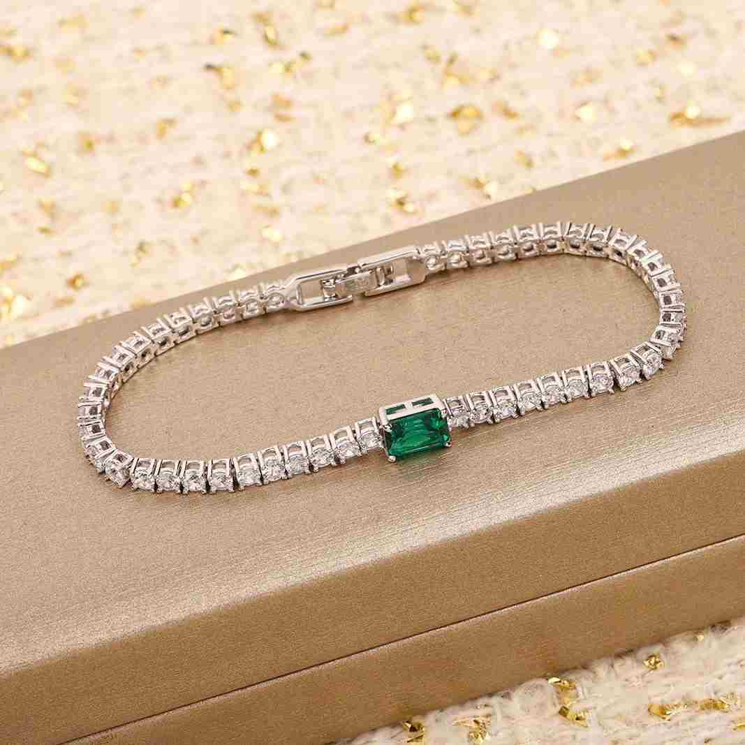 Emerald Tennis Bracelet - May Birthstone Jewelry