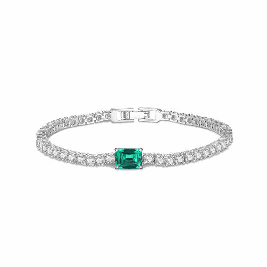 Emerald Tennis Bracelet - May Birthstone Jewelry