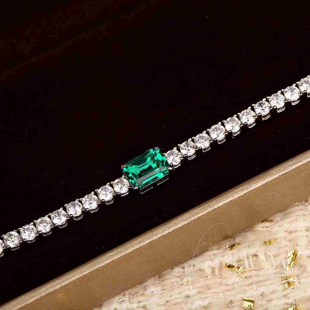 Emerald Tennis Bracelet - May Birthstone Jewelry