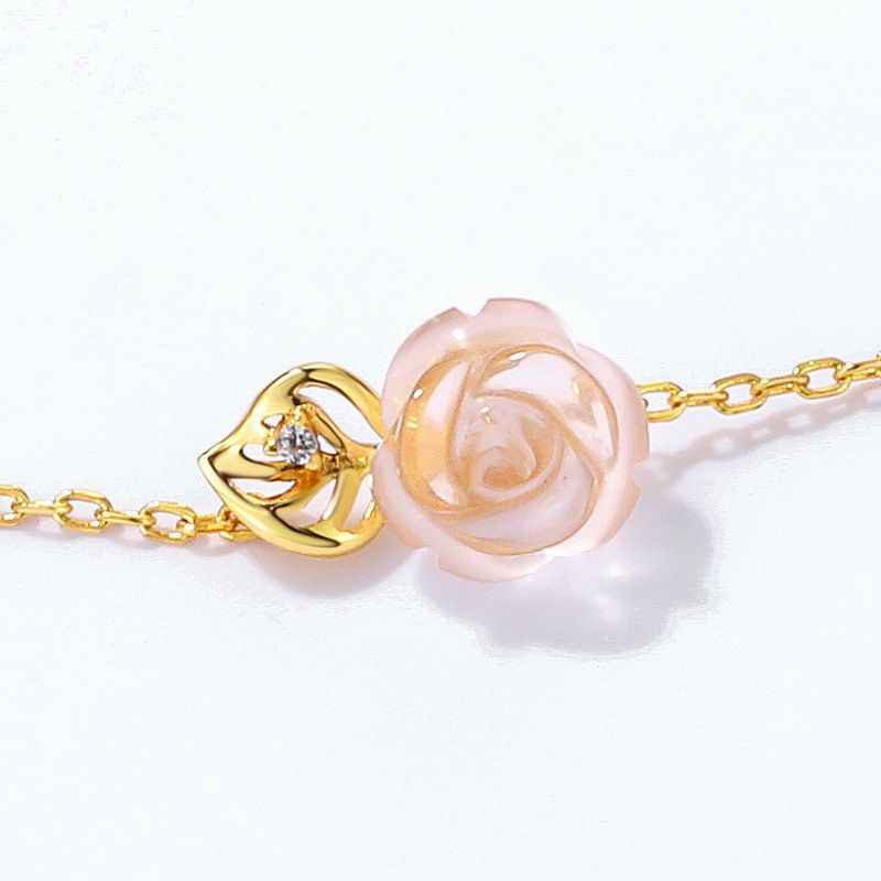 Bracelet Quartz Rose - Rose Bracelet