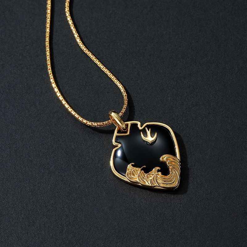 Obsidian Heart Necklace