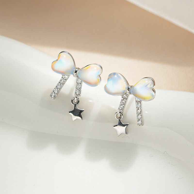 Moonstone Stud Earrings - June Birthstone