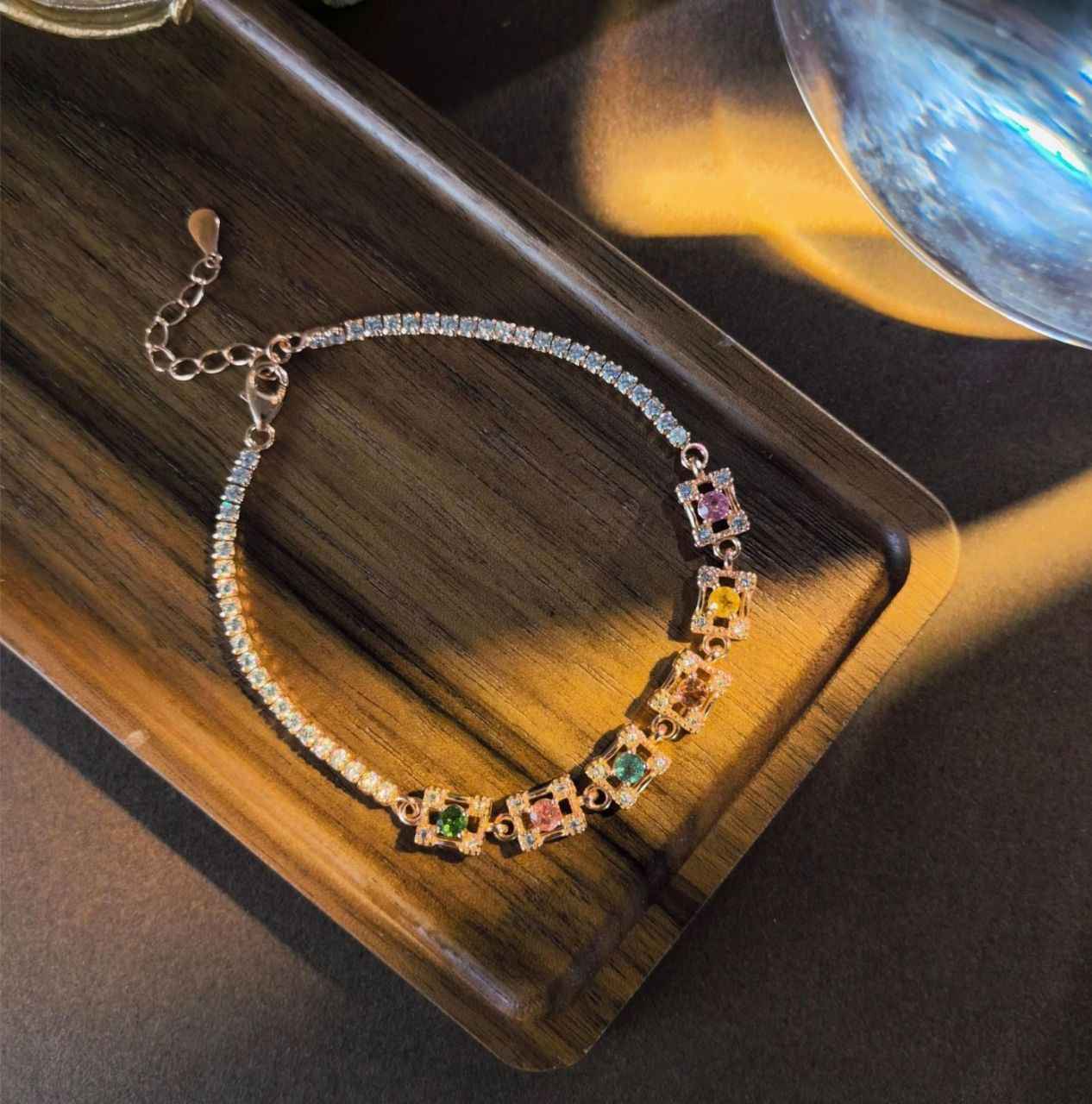 Tourmaline Tennis Bracelet - October Birthstone Jewelry