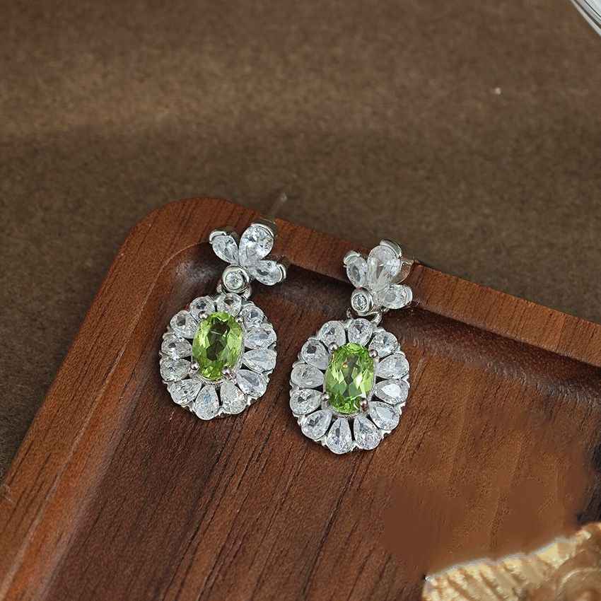 Peridot Drop Earrings