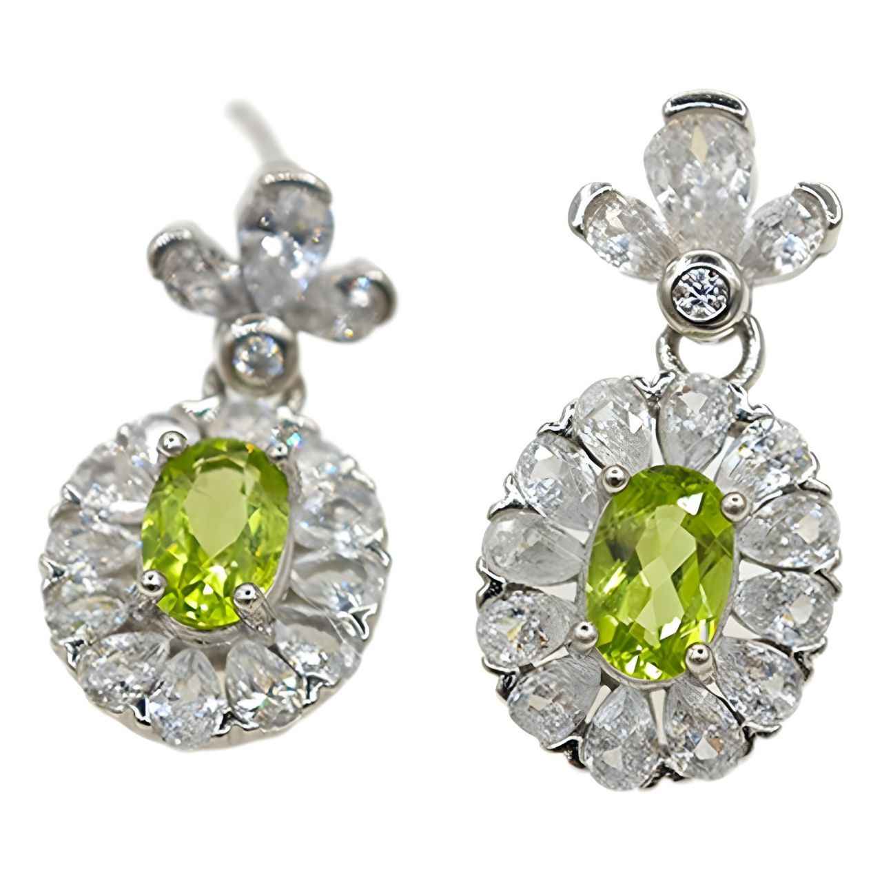 Peridot Drop Earrings