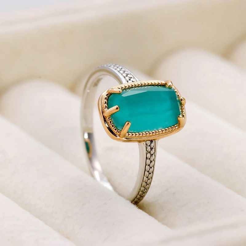 Blue Turquoise Womens Ring