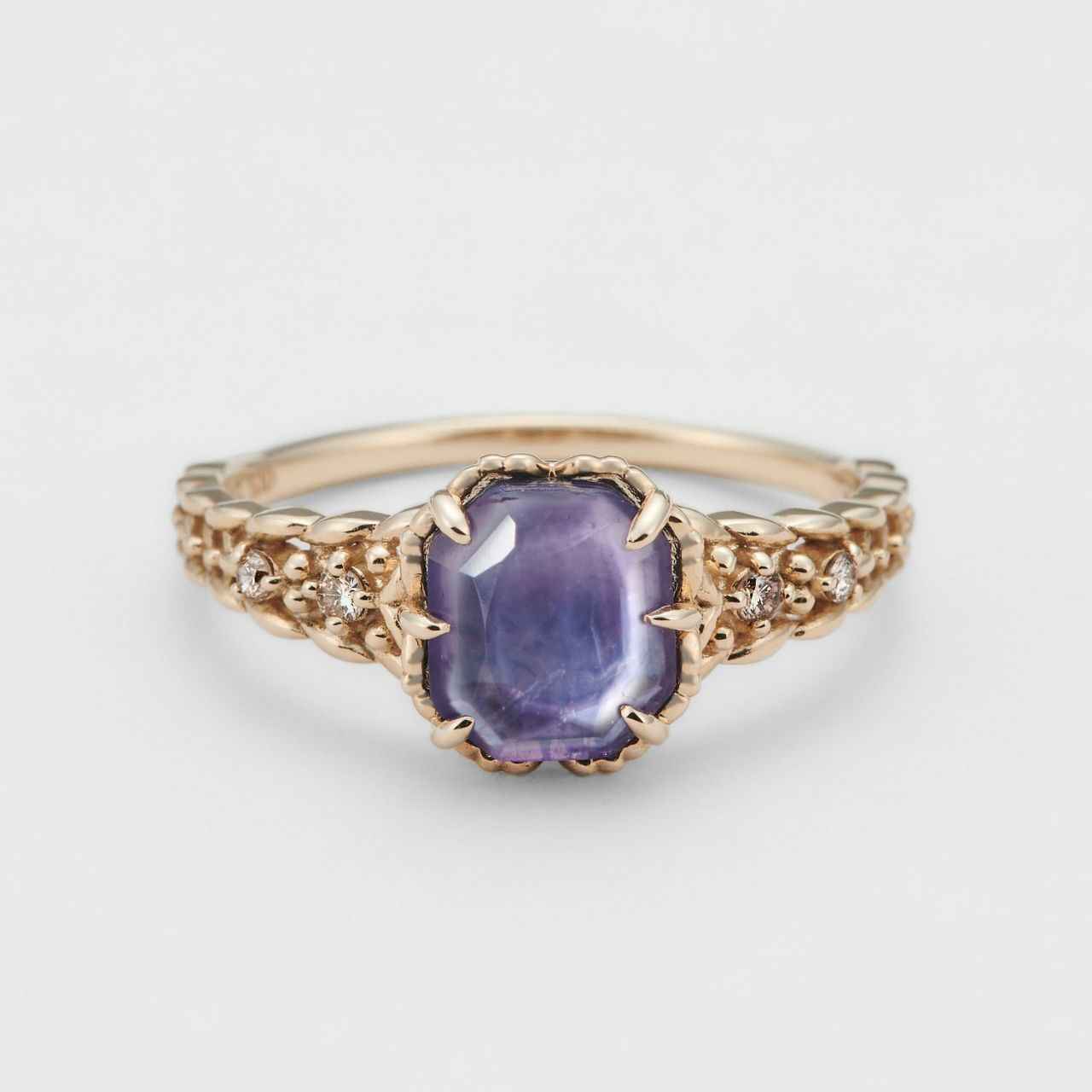 Gold Amethyst Ring