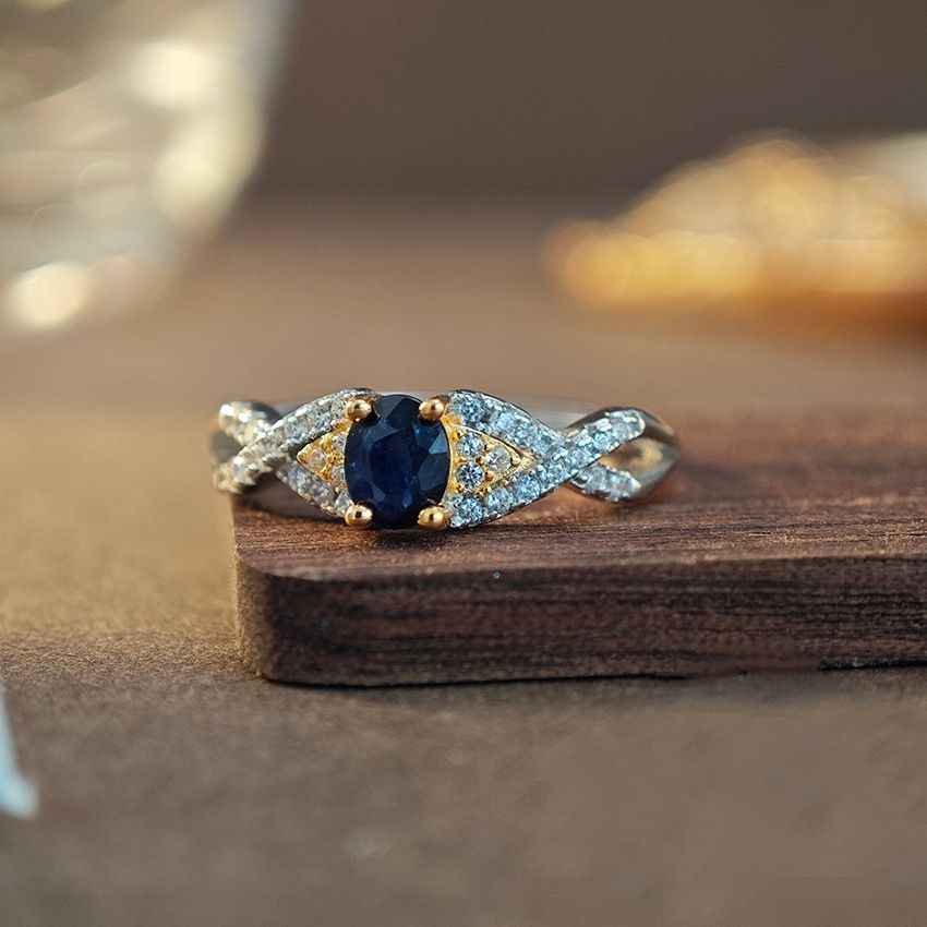 Oval Sapphire Ring - September Birthstone Jewelry