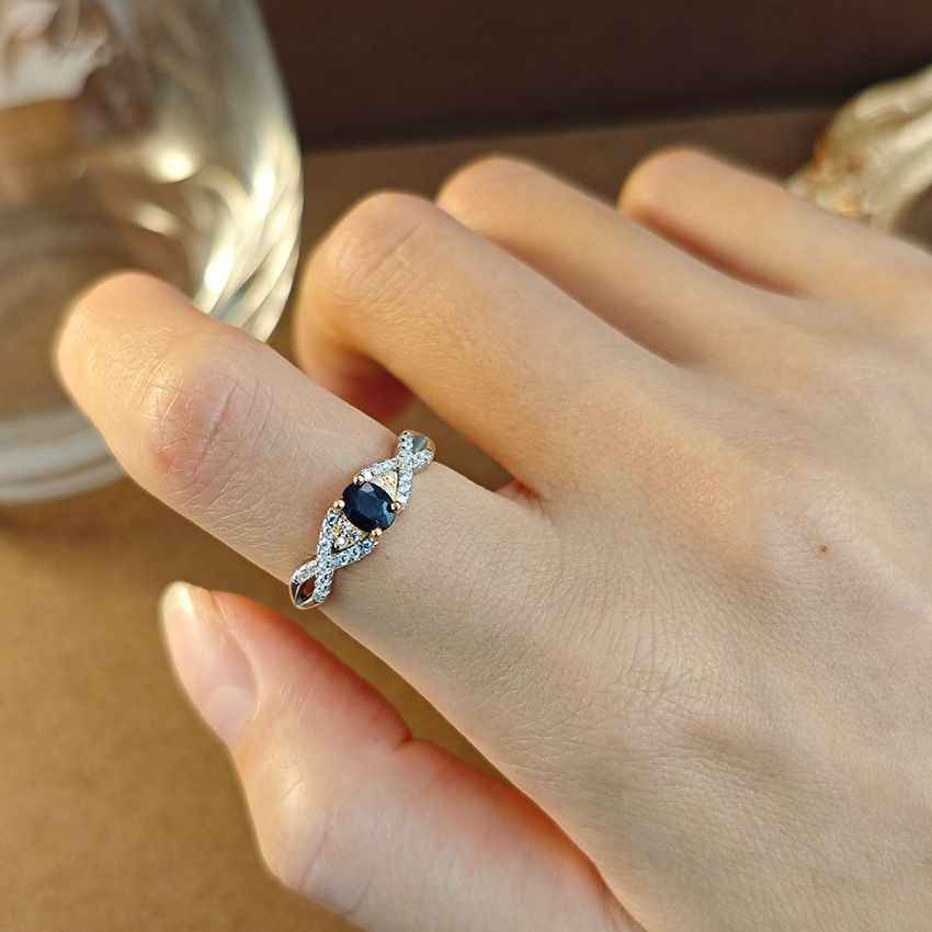 Oval Sapphire Ring - September Birthstone Jewelry