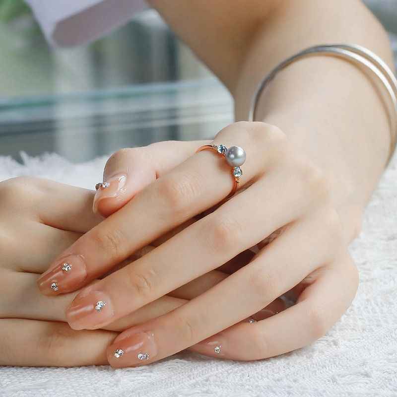 Gold Pearl Ring - Pearl Wedding Ring