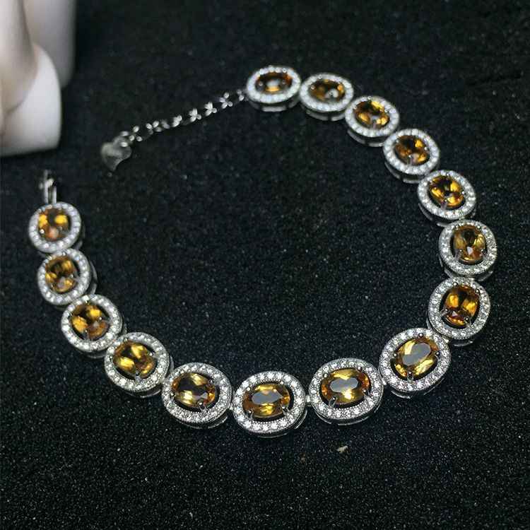 Citrine Gemstone Bracelet - Bracelet for Good Fortune